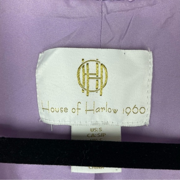 Revolve House of Harlow lavender tweed blazer size small - Picture 3 of 4